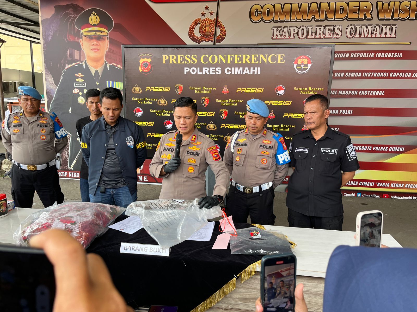 Kapolres Cimahi, AKBP Niko N Adi Putra