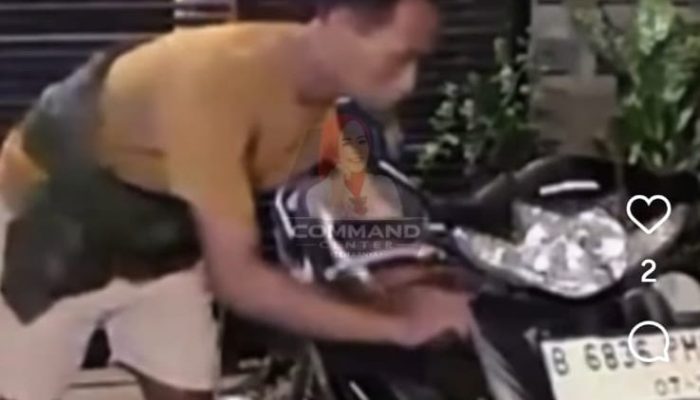 Pencurian Motor Terekam CCTV, Wajah Terduga Pelaku Jelas