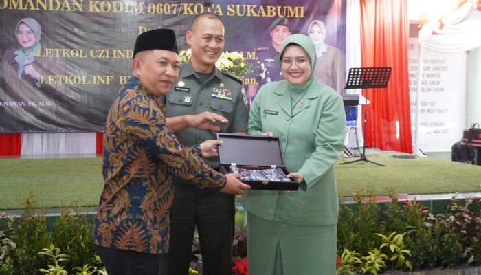 Pisah Sambut Dandim, Wabup Sukabumi Perkuat Sinergi