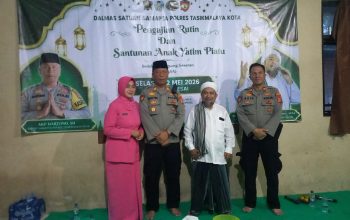 Ulama Apresiasi Santunan Yatim Sat Samapta Tasik