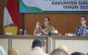 Sekretaris Daerah (Sekda) Kabupaten Sukabumi H.Ade Suryaman