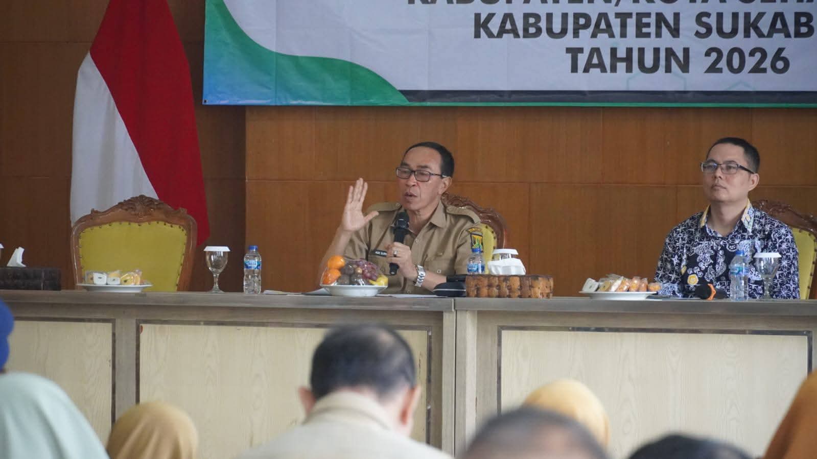 Sekretaris Daerah (Sekda) Kabupaten Sukabumi H.Ade Suryaman