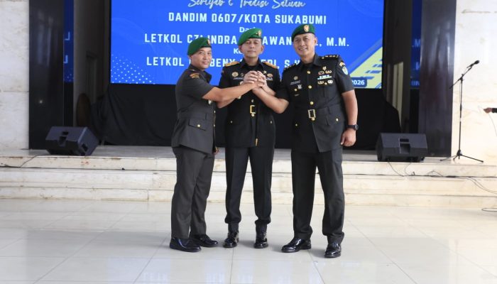 Tongkat Komando Kodim 0607/Kota Sukabumi Resmi Diserahterimakan di Makorem 061/SK