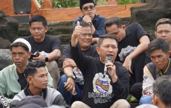 May Day Sukabumi Cair, Wabup Andreas Ngariung Bareng Buruh