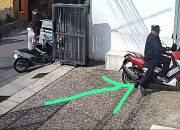 Maling NMAX Beraksi Santai di Klinik Soreang, Wajah Jelas di Layar CCTV