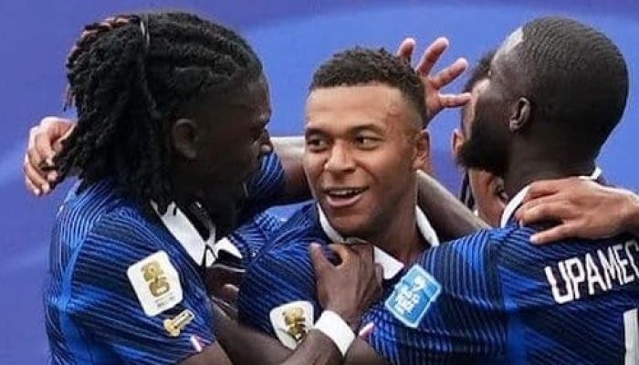 Prancis Bantai Irak 3-0, Badai Petir Tak Halangi Mbappe Cetak Gol