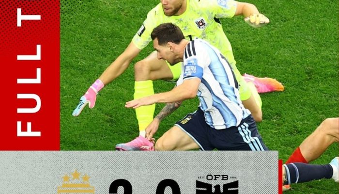Messi Ngamuk Lagi, Argentina Tekuk Austria 2-0