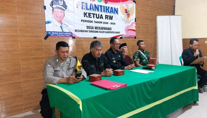 RT-RW Baru Mekarwangi Dilantik, Jadi Ujung Tombak Desa