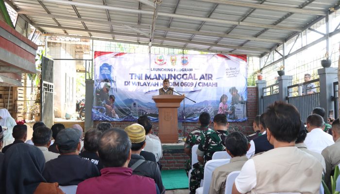 Atasi Krisis Air, 8 Sumur Bor TNI Siap Gempur Cimahi
