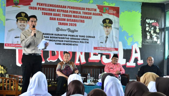 Wabup Sumedang Bocorkan Trik Jadi Pemilih Cerdas di MAN 2