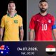 Australia vs Mesir