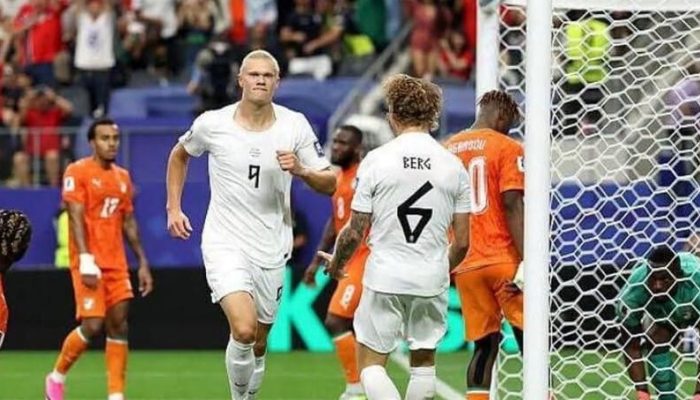 Haaland Bawa Norwegia Tumbangkan Pantai Gading 2-1
