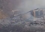 Api Hanguskan Kampung Adat Ciptamulya, Warga Selamatkan Diri