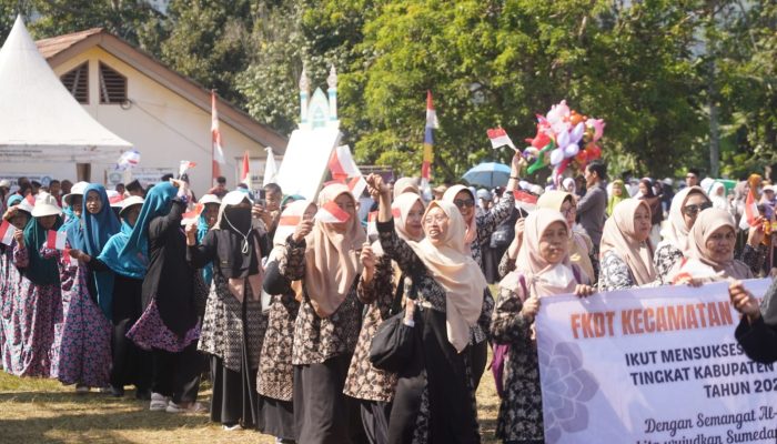 300 Santri Tari Kolosal! MTQ Sumedang Dibuka Meriah