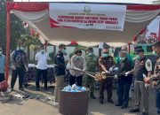 116 Perkara Tuntas! Kejari Sukabumi Musnahkan 4 Kg Ganja