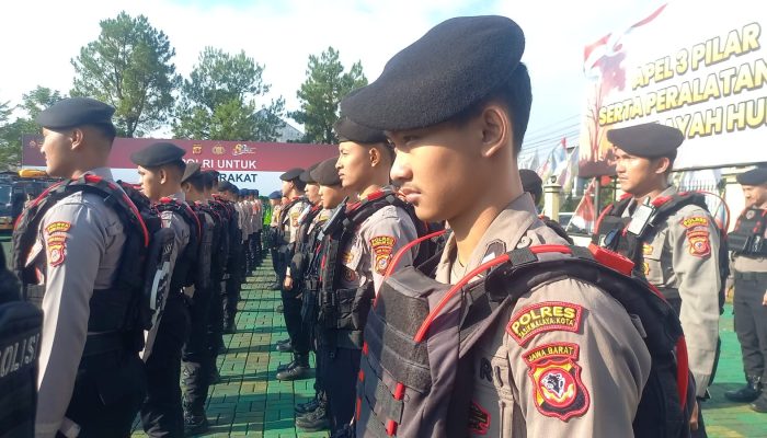 Polres Tasikmalaya Kota Gelar Apel Gabungan, Siaga Penuh Hadapi Ancaman Karhutla