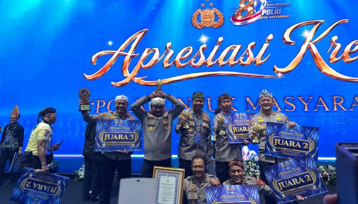 Kampung Bebas Narkoba Polres Tasikmalaya Kota Raih Juara 3 Tingkat Mabes Polri