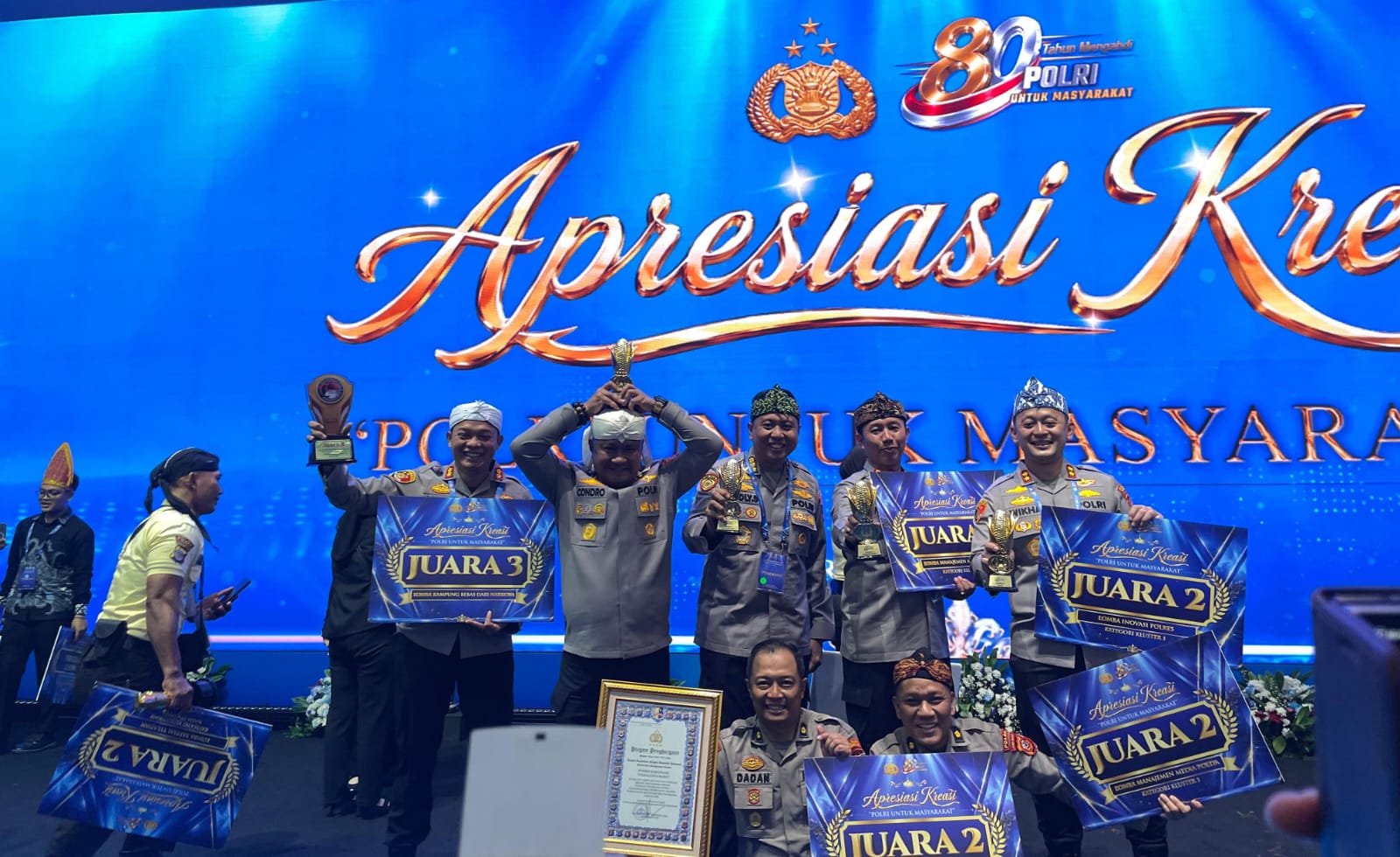 Program Kampung Bebas dari Narkoba binaan Polres Tasikmalaya Kota berhasil meraih Juara 3 Lomba Kampung Bebas dari Narkoba Tingkat Mabes Polri.