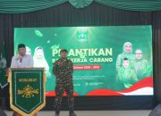 Bupati Garut Abdusy Syakur Amin menghadiri pelantikan Pengurus Cabang Muslimat NU Kabupaten Garut.