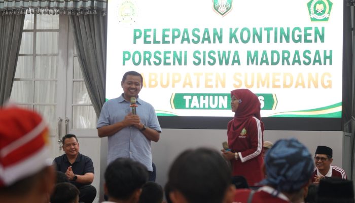 293 Kontingen Sumedang Dilepas Bupati, Dibekali Mental Juara di PORSENI Jabar 2026