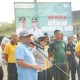 Bupati Garut Abdusy Syakur Amin memimpin apel Gerakan ASRI di Lapangan Tugu PLP Tarogong Kaler, didampingi Forkopimda dan peserta aksi bersih-bersih memperingati HUT RI ke-81 dengan mengusung tema Aman, Sehat, Rapi, dan Indah.