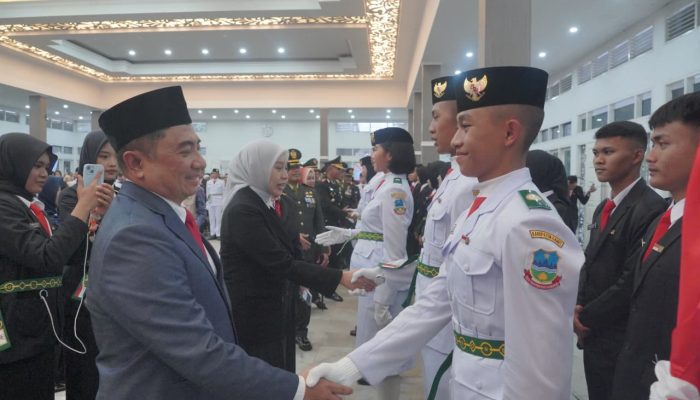 Bupati Garut Kukuhkan Paskibraka Kabupaten Garut Tahun 2026