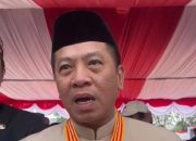 Bupati Karawang Aep Syaepuloh menyampaikan rencana penggalangan donasi untuk NTT usai upacara HUT RI.