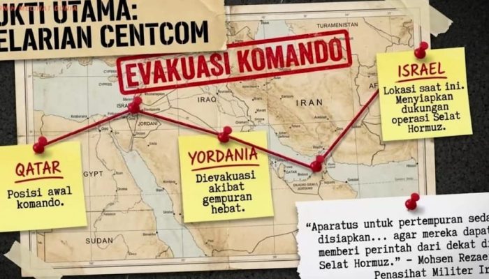 Markas Komando AS Pindah-pindah Dikejar Rudal dan Drone Iran, Kini Mojok di Israel