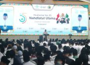 Bupati Sumedang Dony Ahmad Munir bersama pimpinan MUI, Muhammadiyah, Persis dan NU Sumedang menghadiri Muktamar ke-35 NU di Jombang.