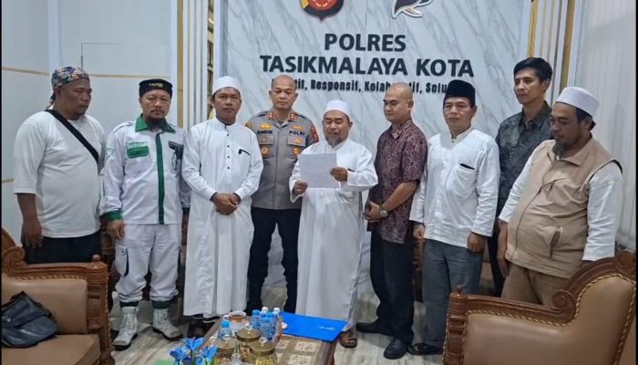 FPI dan Polres Tasikmalaya Kota Perkuat Silaturahmi, Bahas Miras hingga Persoalan Sosial