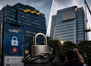 Rekening Aktivis Pati Viral, Logo Mandiri di Gedung Thamrin Dicopot