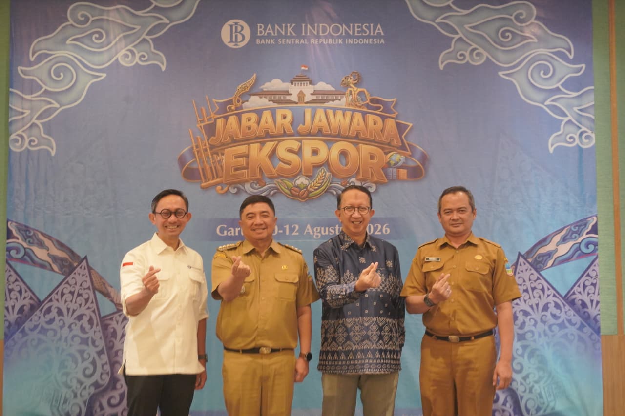 Bupati Garut Abdusy Syakur Amin membuka Capacity Building Jabar Jawara Ekspor 2026