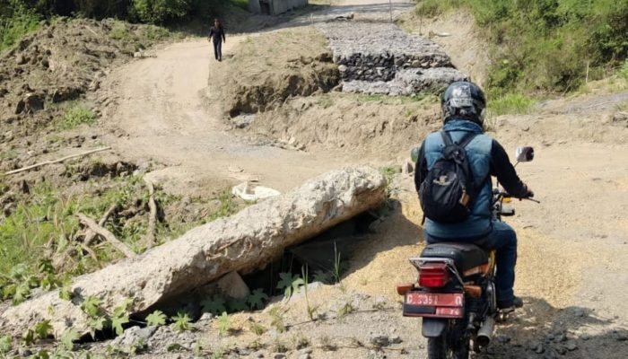 Tiga Kali Diperbaiki, Jalan Haurpapak Kembali Amblas, Sumedang Siapkan Trase Baru