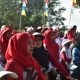 Ratusan warga Desa Cibeureum Wetan mengikuti jalan sehat dan rangkaian hiburan Cibeureum Wetan Walkers dalam peringatan HUT ke-81 RI.