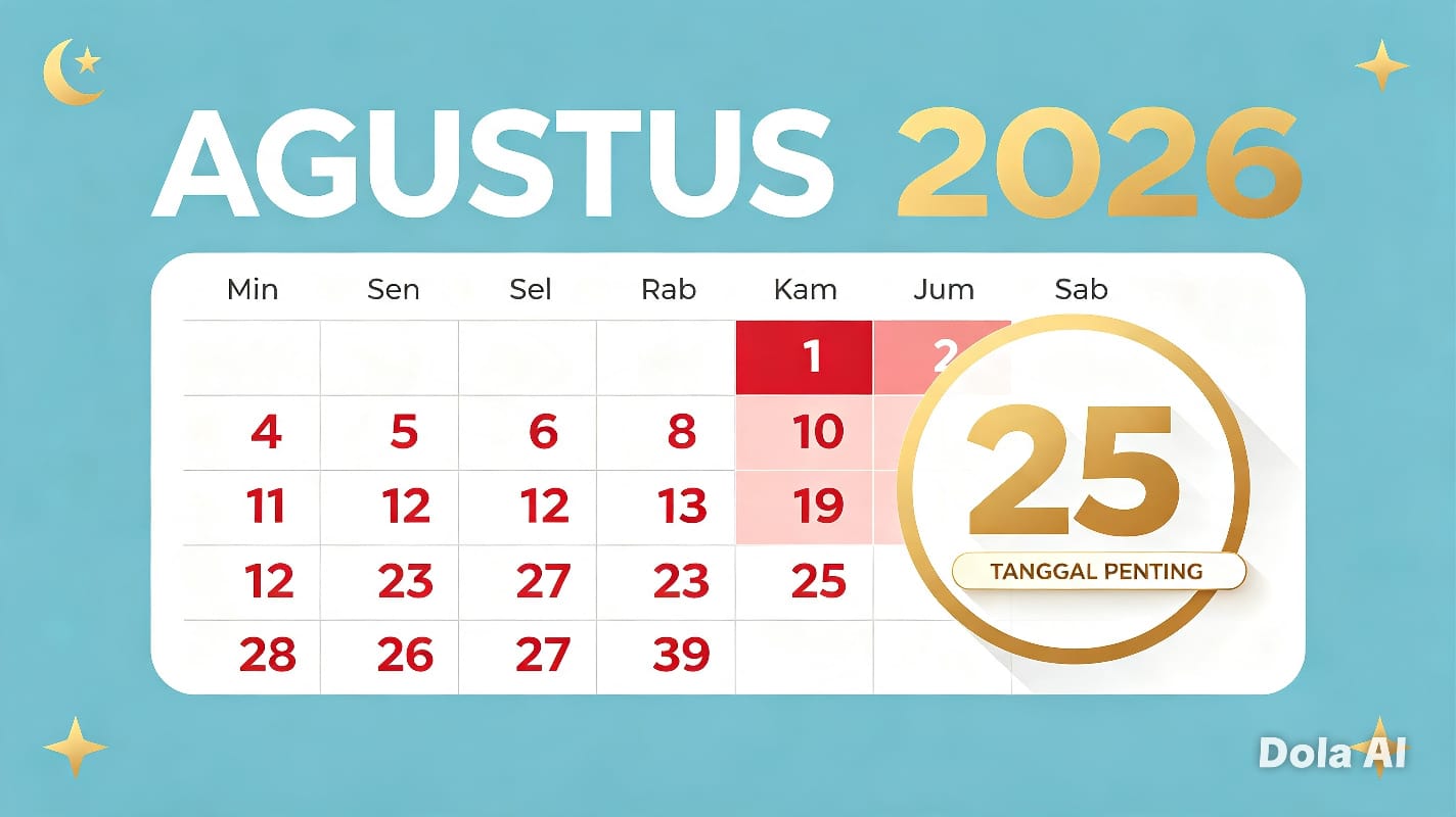 Kalender Bulan Agustus