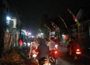 Malam Jelang 17 Agustus, Warga Kota Tasikmalaya Tumpah Ruah Ikuti Pawai Kemerdekaan