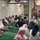 Ratusan jamaah mengikuti peringatan Maulid Nabi Muhammad SAW di Masjid Al Mu’awanah, Kota Tasikmalaya.