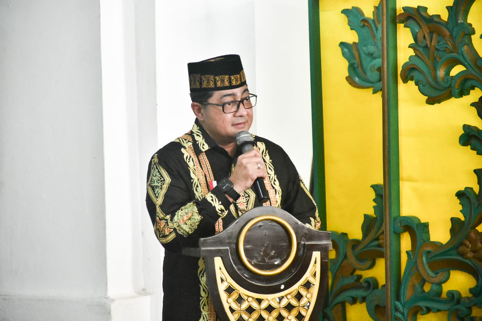 Menteri Ekonomi Kreatif RI Teuku Riefky Harsya melakukan kunjungan kerja ke Kabupaten Sumedang