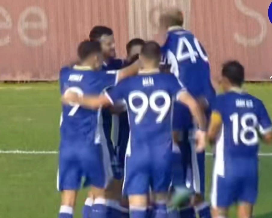 Perayaan gol Uilliam Barros saat Persib mengalahkan Persija 2-1 di semifinal Piala Presiden 2026 di Stadion Kapten I Wayan Dipta.