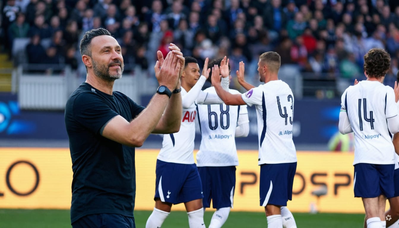 Tottenham Hotspur saat menjalani laga pramusim 2026 di bawah pelatih Roberto De Zerbi.