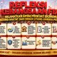 Ilustrasi grafis menampilkan dokumen petisi Forum Tanah Air (FTA)