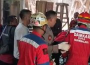 Tertimpa Puluhan Lembar Kaca, Pekerja di Tasikmalaya Terjepit 30 Menit, Petugas Pun Bergegas Menolong