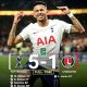 Savinho tampil memukau lewat gol dan assist dalam laga debutnya saat Tottenham membantai Charlton 5-1 di Carabao Cup.