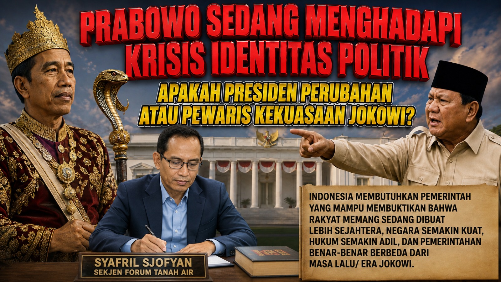 Syafril Sjofyan, Pemerhati Kebijakan Publik, Aktivis Pergerakan 77-78, Sekjen Forum Tanah Air