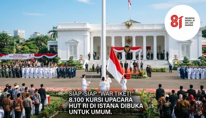War Tiket Istana: Kuota Hari Pertama Ludes Diserbu 128 Ribu Pendaftar
