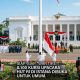 Suasana Upacara Peringatan Detik-Detik Proklamasi Kemerdekaan Republik Indonesia di Istana Merdeka.