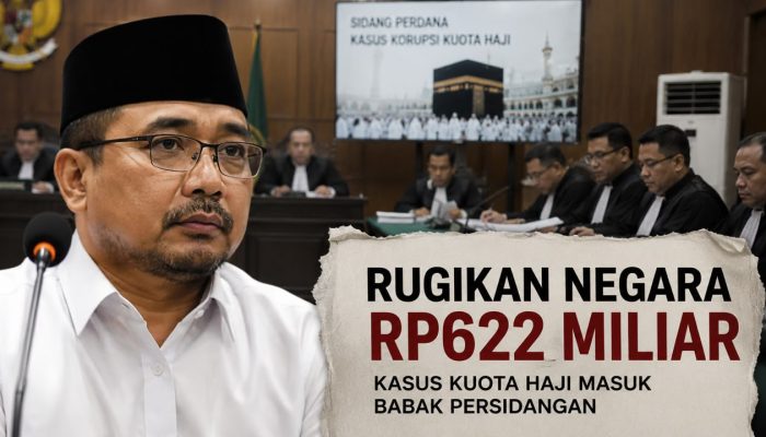 Kasus Kuota Haji Masuk Babak Persidangan, Yaqut Didakwa Korupsi Rp622 Miliar
