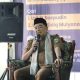 Suasana peresmian Asrama Putra Pondok Pesantren Bidayatul Faizin di Cikajang, Garut, dengan Bupati Abdusy Syakur Amin berbicara di podium saat Tabligh Akbar Maulid Nabi Muhammad SAW