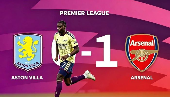 Arsenal Gebuk Aston Villa, The Gunners Menyodok ke Posisi Kedua EPL