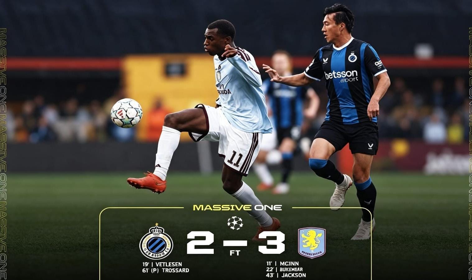Aston Villa mengawali kiprahnya di fase liga Liga Champions UEFA 2026/2027 dengan kemenangan dramatis